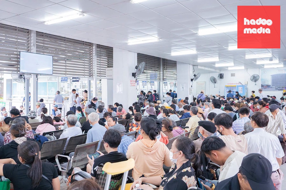 Bệnh nhân đến khám và điều trị tại Bệnh viện Chợ Rẫy - Ảnh: Bệnh viện Chợ Rẫy