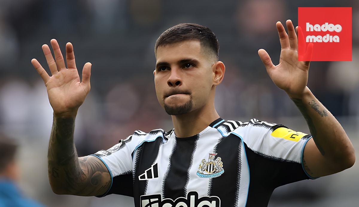 Bruno Guimaraes đã chia tay Newcastle để gia nhập Arsenal. (Ảnh: MI News/NurPhoto qua Getty Images)