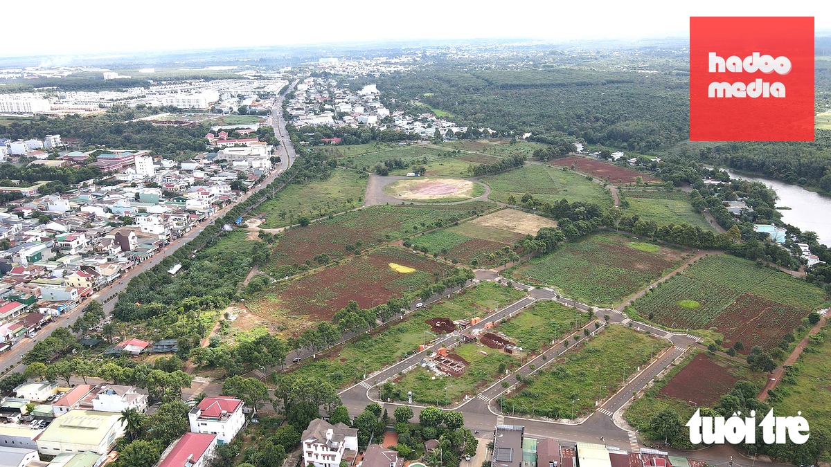 Làng văn hóa các dân tộc ở phường Tân An rộng gần 45ha bỏ hoang hơn 23 năm qua, hiện đã được giải phóng mặt bằng sau chiến dịch 45 ngày đêm - Ảnh: TÂM AN