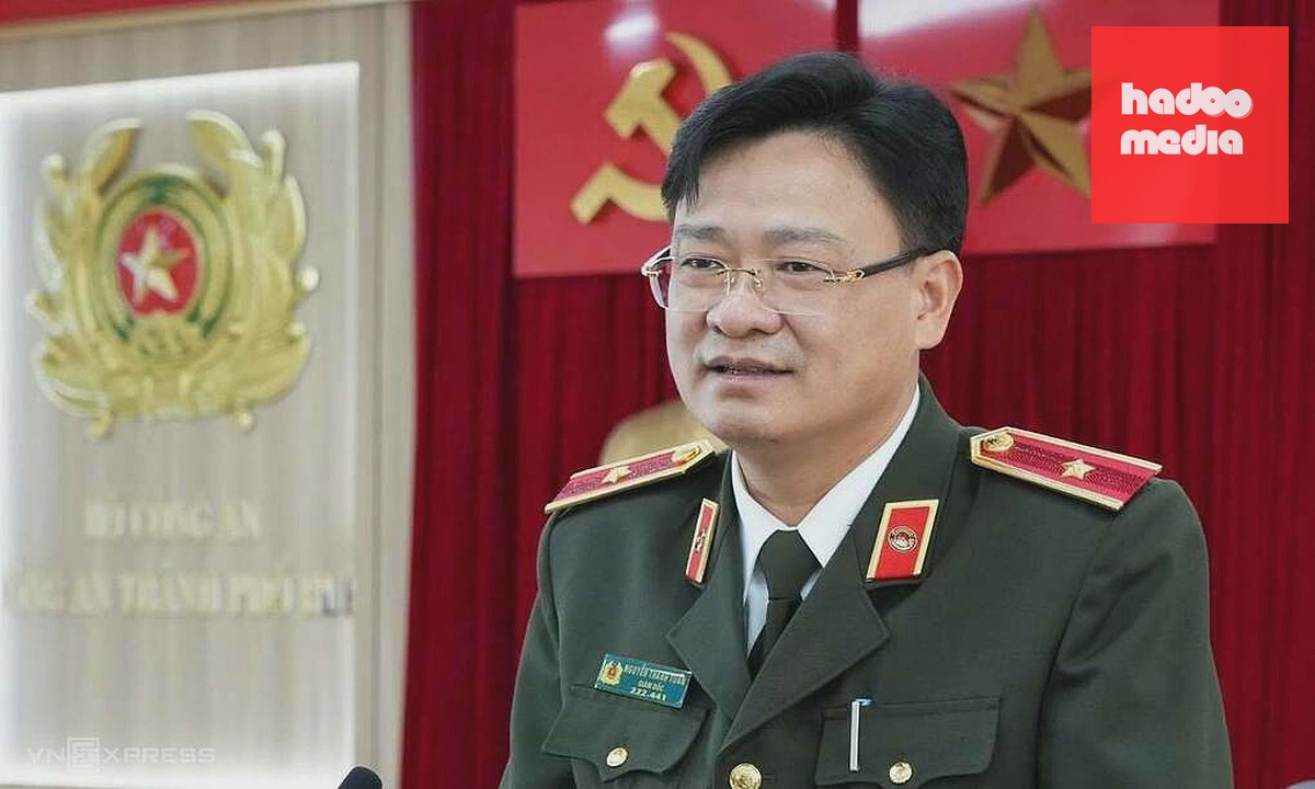 Thiếu tướng Nguyễn Thanh Tuấn khi giữ chức Giám đốc Công an TP Huế. Ảnh: Võ Thạnh