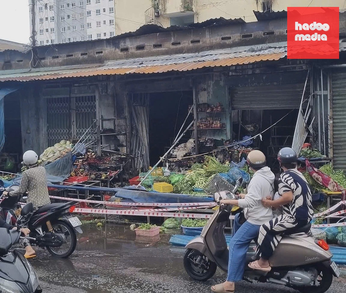 Căn nhà cháy khiến ba người trong gia đình gặp nạn. Ảnh: Đình Văn