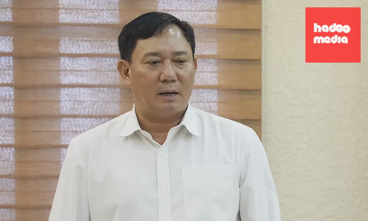 Ông Đậu Văn Diện tại một buổi làm việc với lãnh đạo Bộ Xây dựng năm 2025. Ảnh: Hancorp
