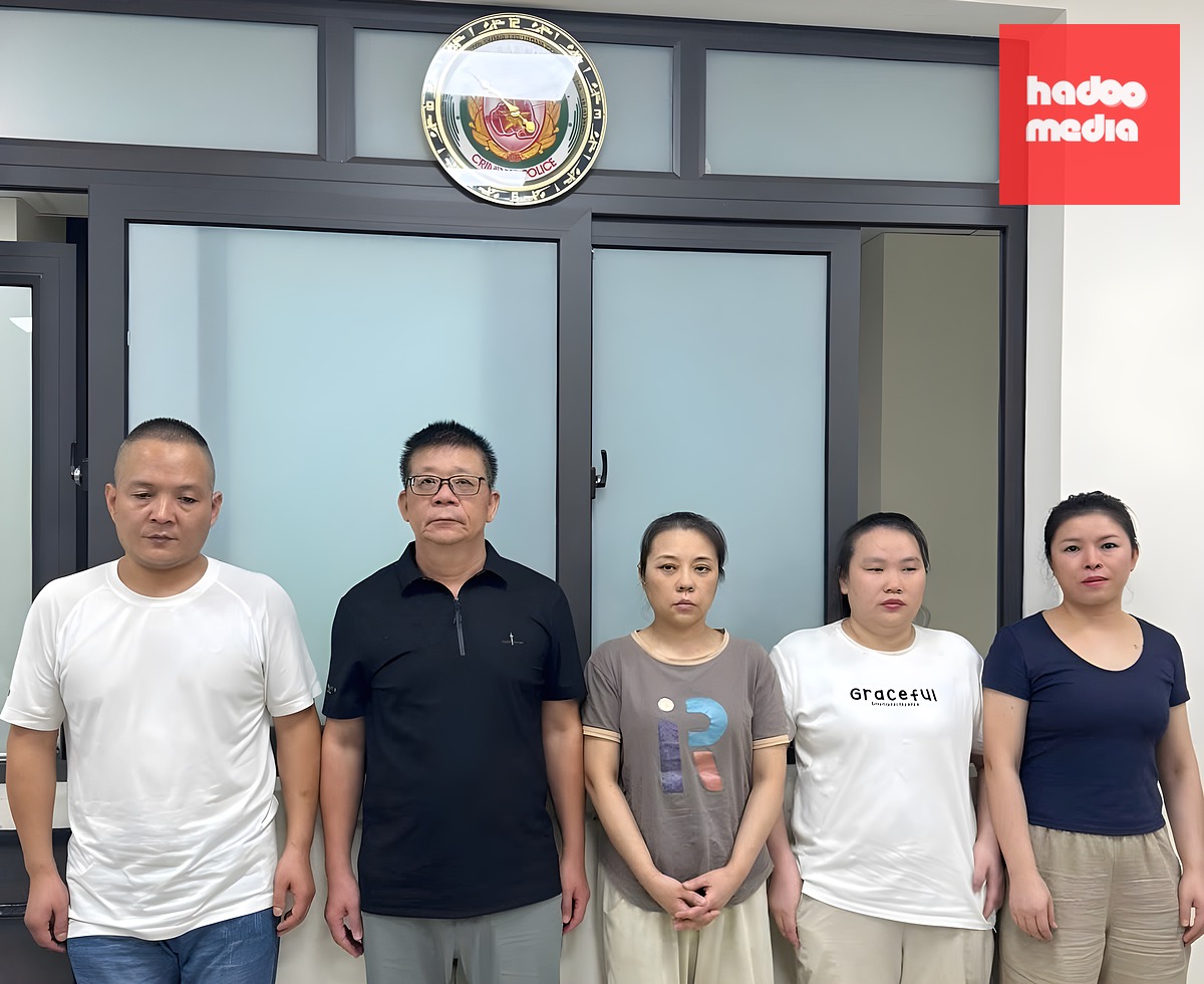 Cơ quan Cảnh sát điều tra Công an thành phố Hải Phòng khởi tố 5 người mang quốc tịch Trung Quốc - Ảnh: Công an Hải Phòng