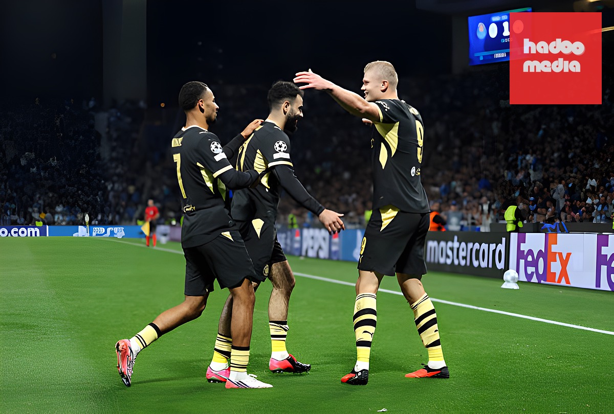 Haaland tạo nên khác biệt. Ảnh của Clive Brunskill/Getty Images.