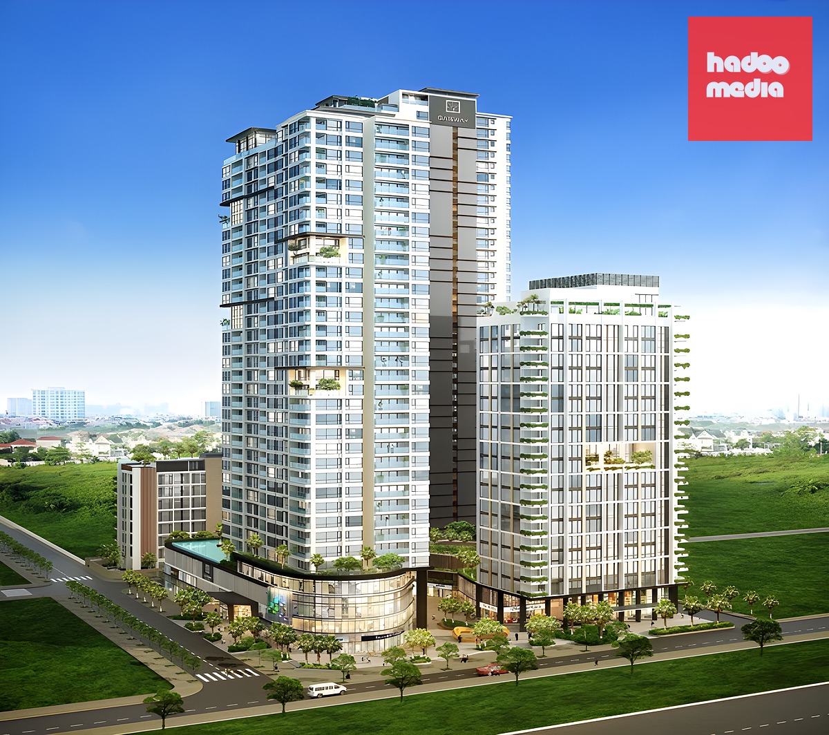 Phối cảnh dự án Gateway Thảo Điền (phường An Khánh), nơi mà Sơn Kim Land bán 136 căn hộ cho cá nhân, tổ chức nước ngoài nhưng không thực hiện việc gửi thông tin bằng cả thư điện tử và văn bản về Sở Xây dựng - Ảnh: D.N.