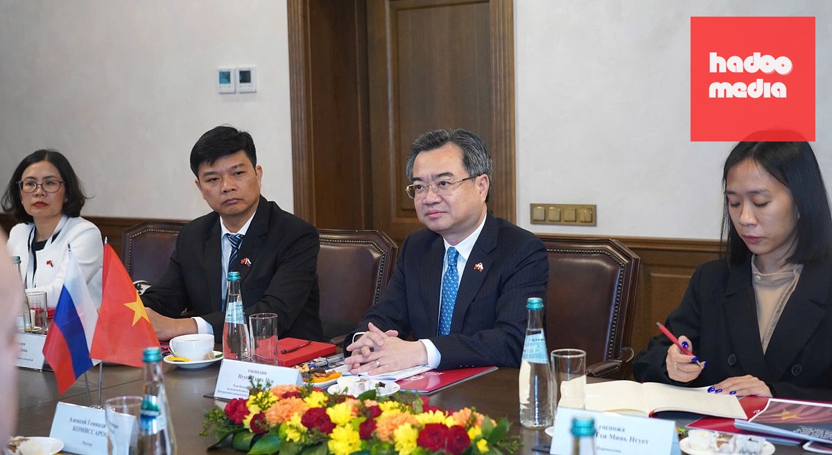 Trưởng Ban Chính sách, chiến lược Trung ương Nguyễn Thanh Nghị tại cuộc làm việc - Ảnh: Ban Chính sách, chiến lược Trung ương