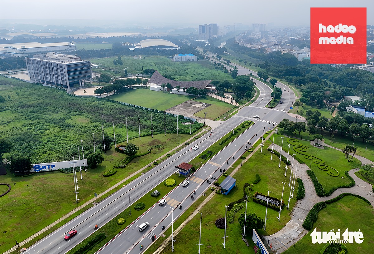 Khu đất Starmason thuê nằm trong Khu công nghệ cao TP.HCM - Ảnh: CHÂU TUẤN