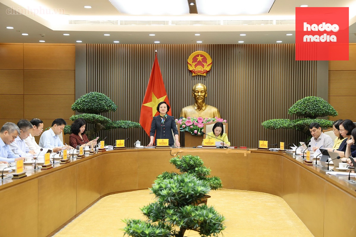 Phó thủ tướng Phạm Thị Thanh Trà phát biểu tại cuộc họp - Ảnh: Chinhphu.vn/Thu Giang