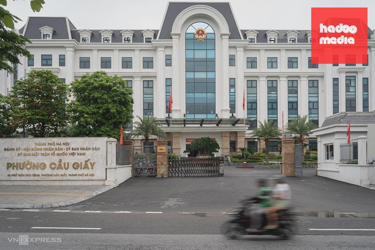 Trụ sở UBND phường Cầu Giấy, tháng 7/2026. Ảnh: Hoàng Giang