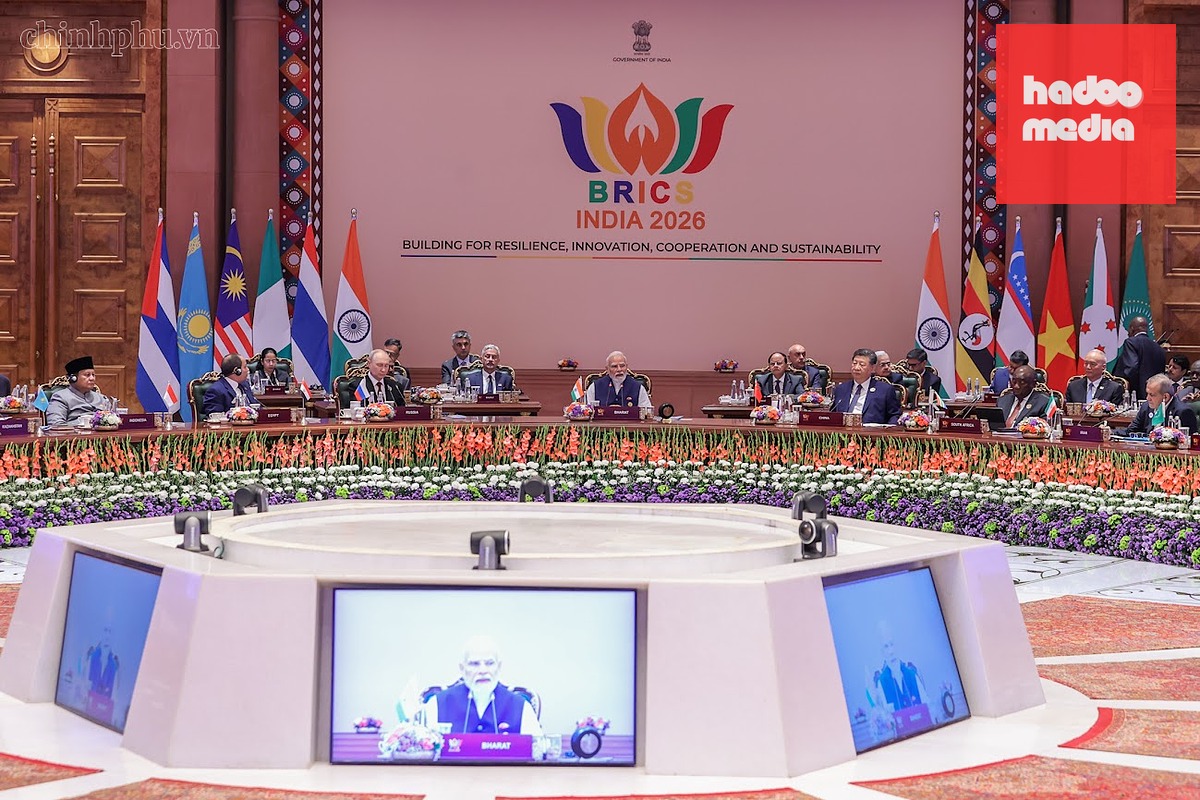 Thủ tướng Ấn Độ Narendra Modi phát biểu khai mạc hội nghị - Ảnh: Chinhphu.vn