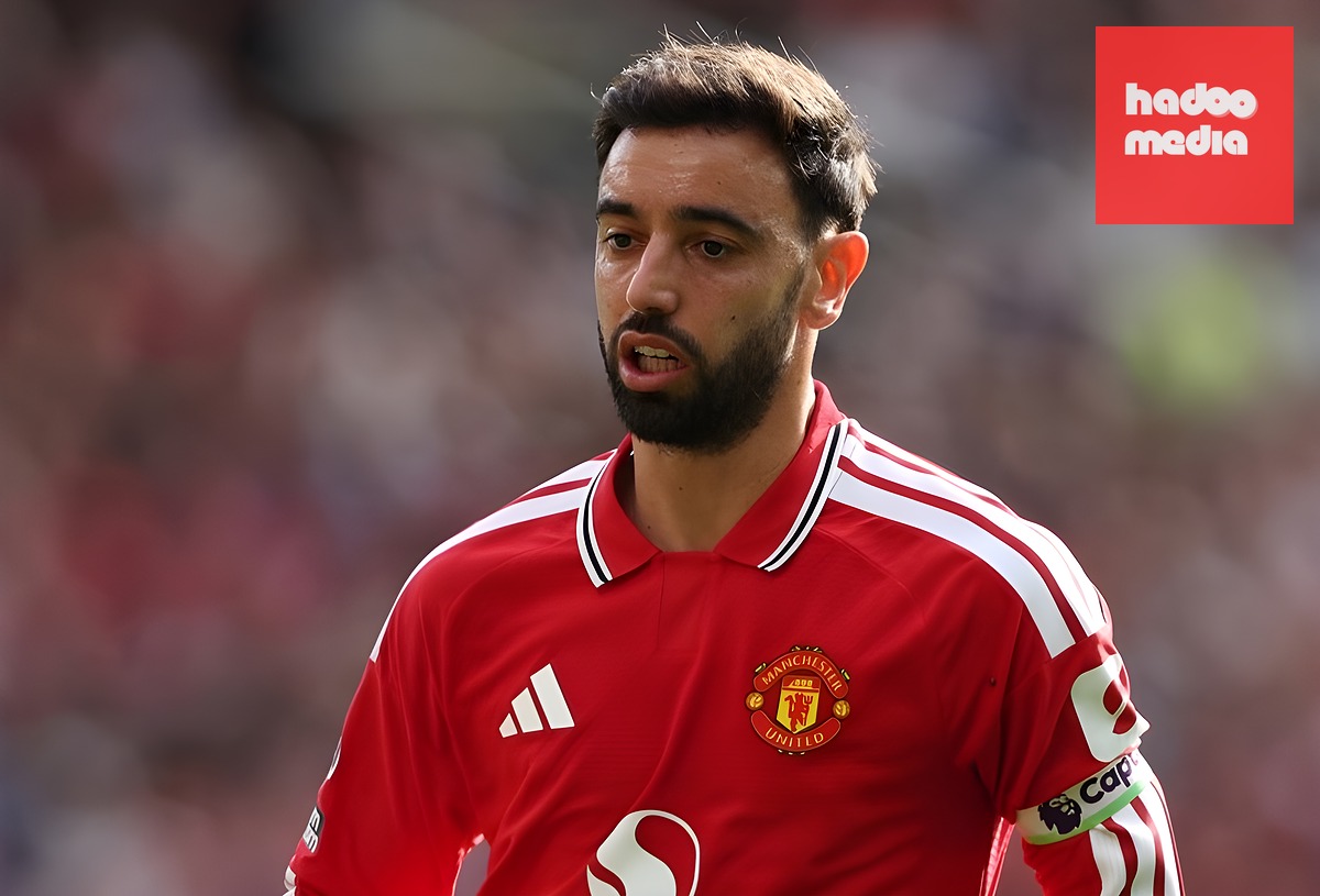 Bruno Fernandes – 6.5 điểm: Dấu ấn đáng kể nhất của thủ quân người Bồ Đào Nha là tình huống va chạm khiến Foden nổi nóng nhận thẻ đỏ. Nhìn chung đây là ngày thi đấu dưới kỳ vọng của Fernandes. Ảnh: EPA.