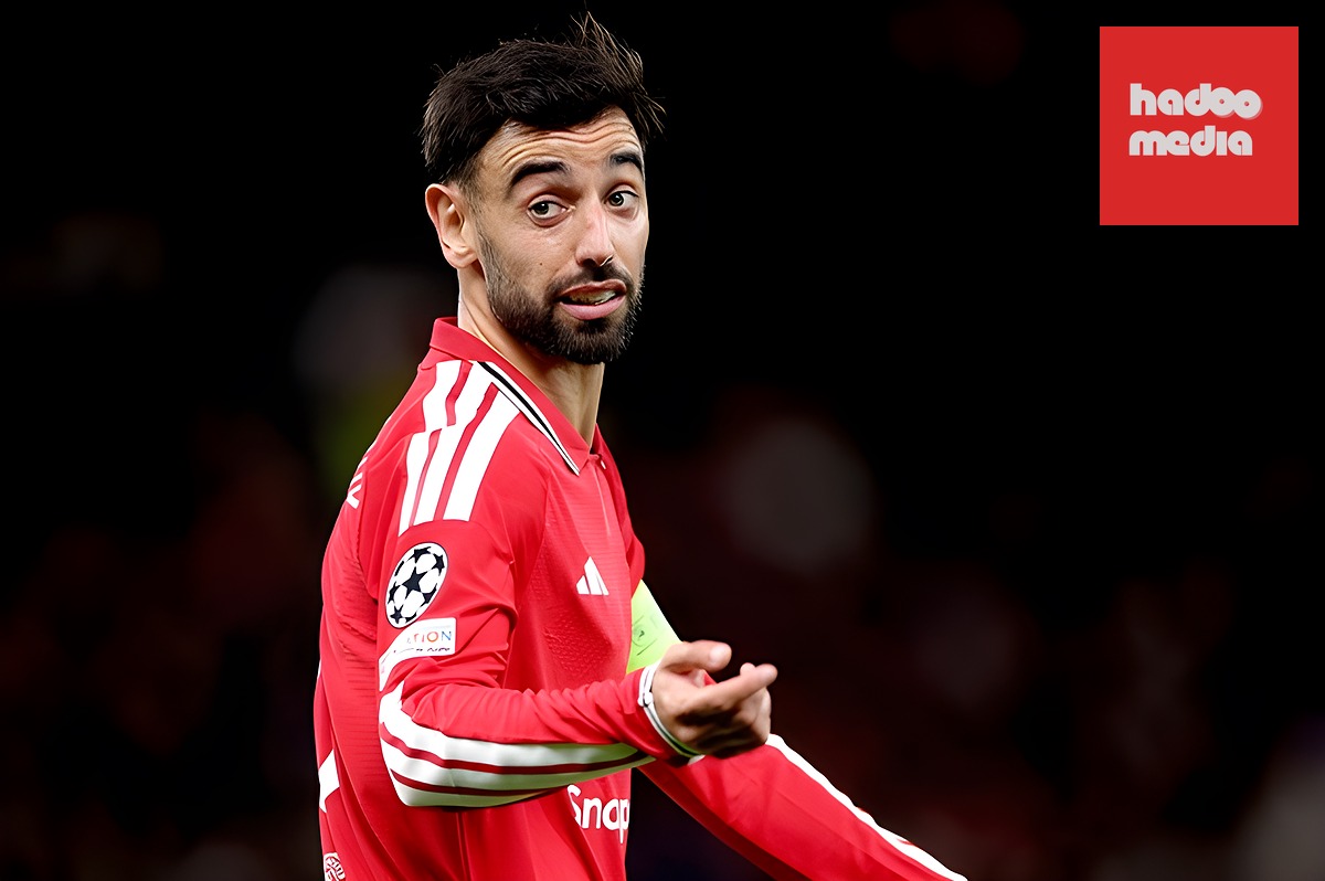 MU chưa thể đàm phán gia hạn hợp đồng với Bruno Fernandes. Ảnh: EPA