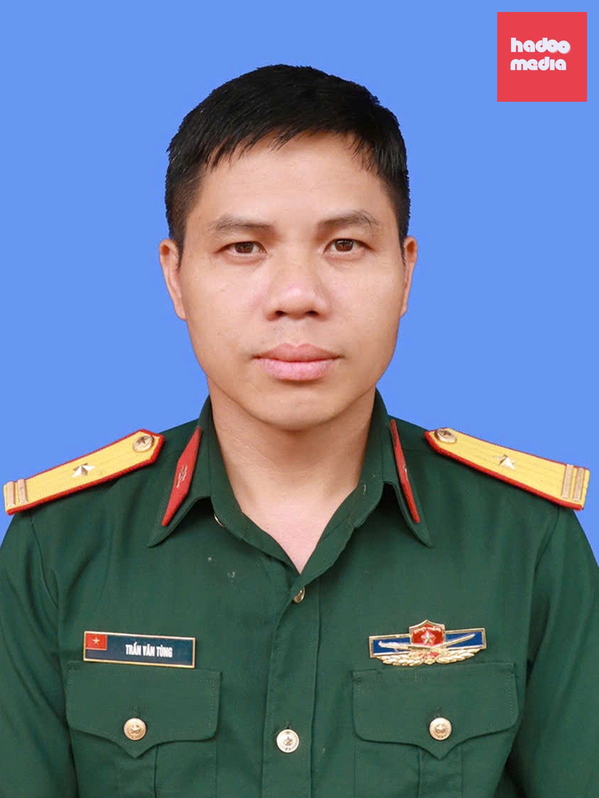 Trung tá Trần Văn Tùng mất khi cứu người ở Hưng Yên. Ảnh: Quân khu 3
