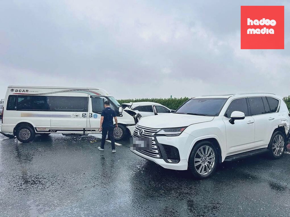 Hiện trường vụ tai nạn. Ảnh: Cục CSGT
