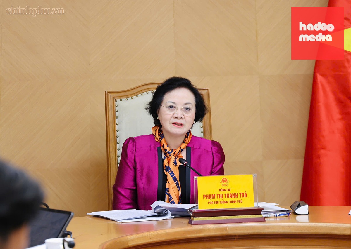 Phó thủ tướng Phạm Thị Thanh Trà làm việc với Bộ Nội vụ - Ảnh: VGP