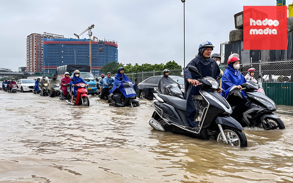 Bắc Bộ, bao gồm Hà Nội, Thanh Hóa và Nghệ An mưa lớn cả đêm, cảnh báo 400 xã có nguy cơ sạt lở - Ảnh 2.
