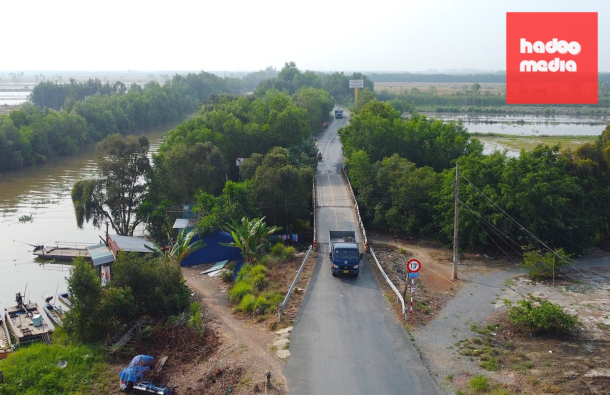Cầu Nông Trường sẽ được đầu tư xây mới khi triển khai dự án ĐT.818 đoạn từ quốc lộ N2 đến ĐT.838 - Ảnh: SƠN LÂM