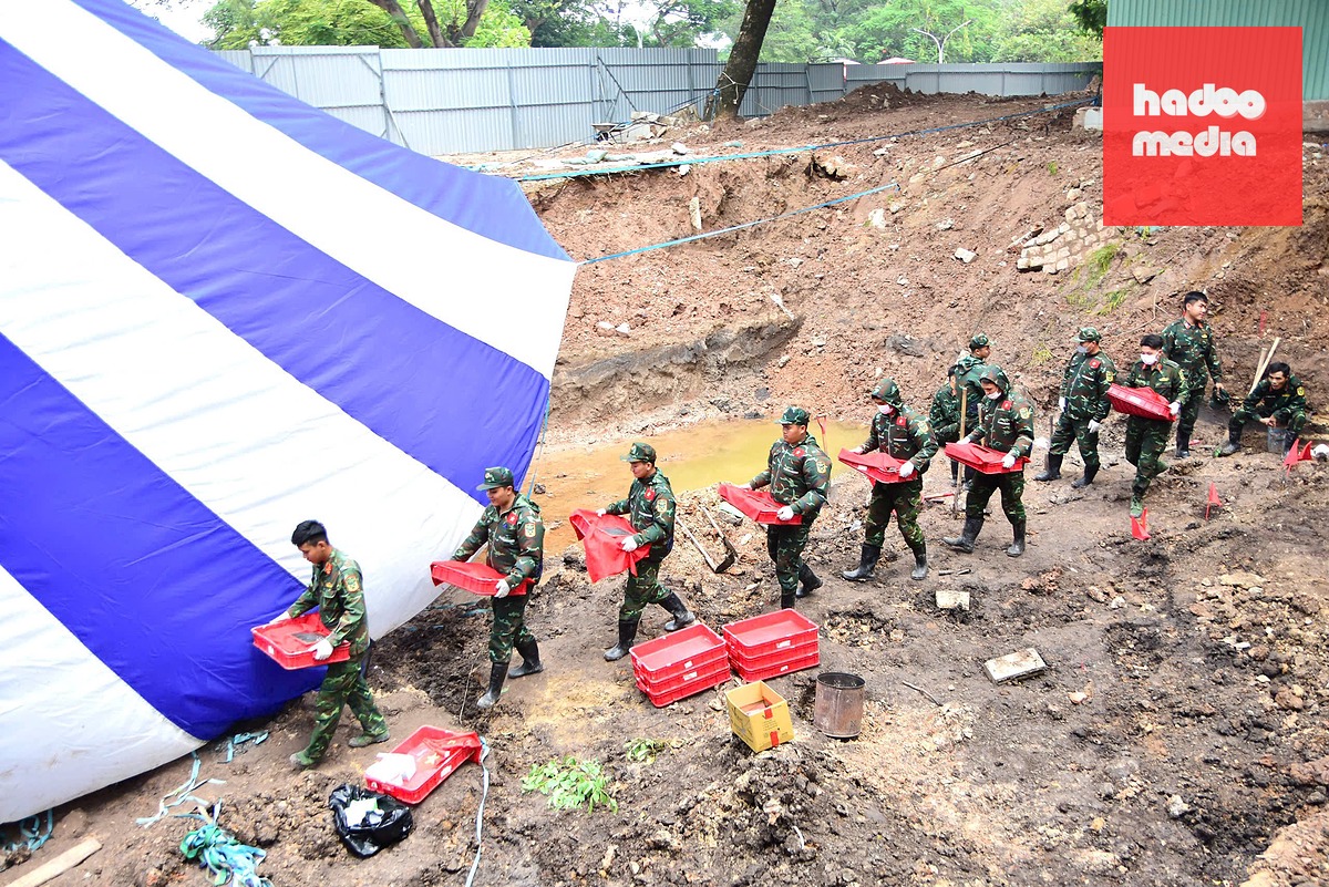 Đến nay đã có 646 bộ hài cốt liệt sĩ được tìm thấy tại 3 vị trí trong công viên Lê Thị Riêng - Ảnh: Bộ Tư lệnh TP.HCM