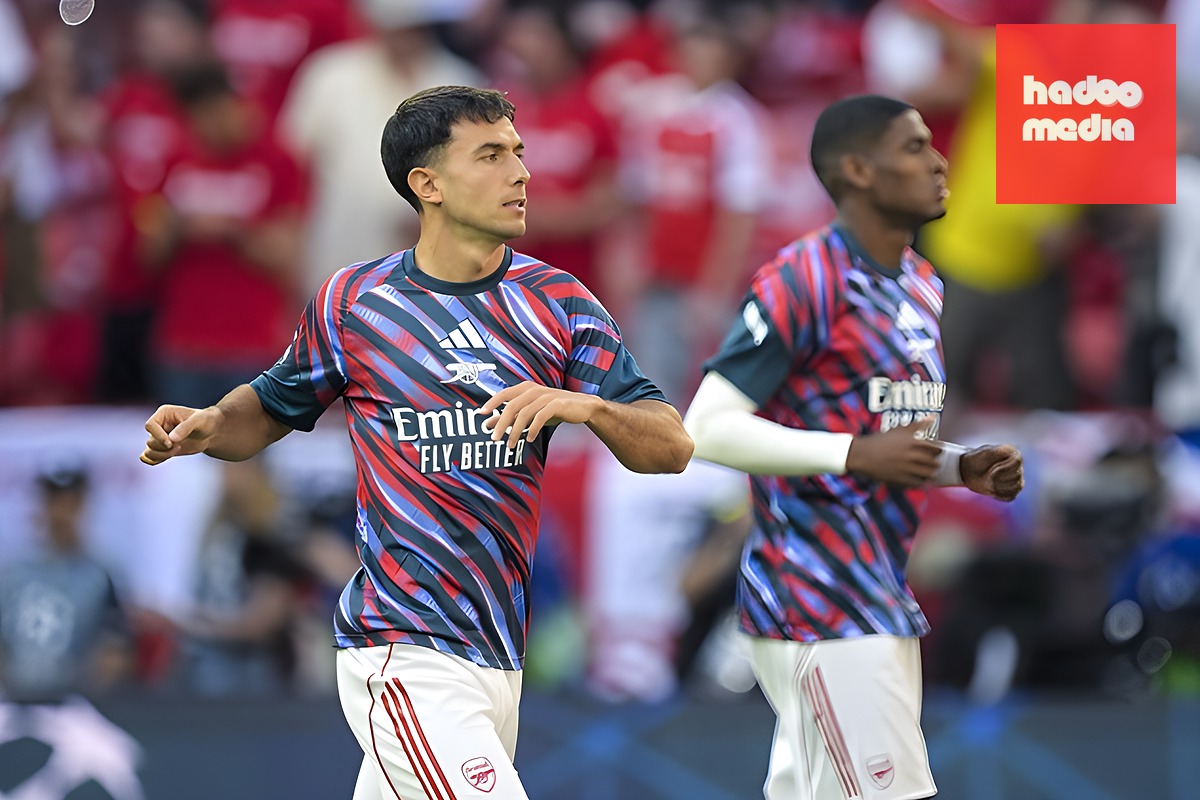 Zubimendi đang đóng vai trò kép phụ tại Arsenal. Ảnh: EPA.
