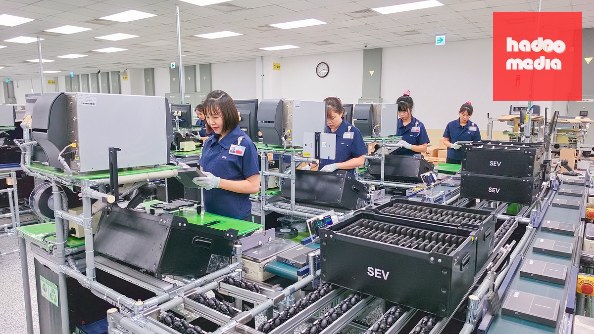 Nhà máy sản xuất điện thoại của Samsung tại Việt Nam - Ảnh: SS