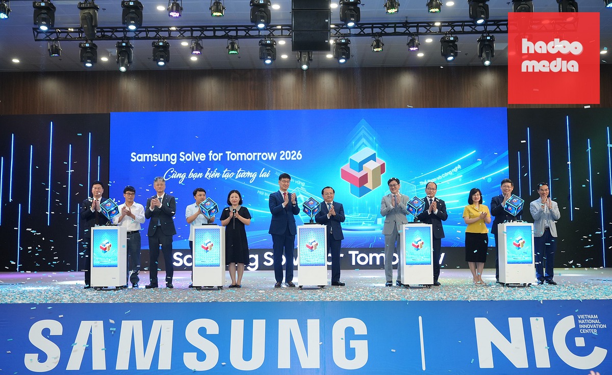 Cuộc thi Samsung Solve for Tomorrow 2026 đánh dấu sự hợp tác giữa Samsung và NIC - Ảnh: SS