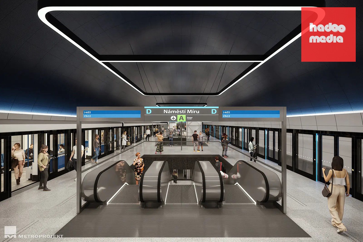 Praha công bố kế hoạch các ga tàu điện ngầm mới tại Nusle và Náměstí Míru