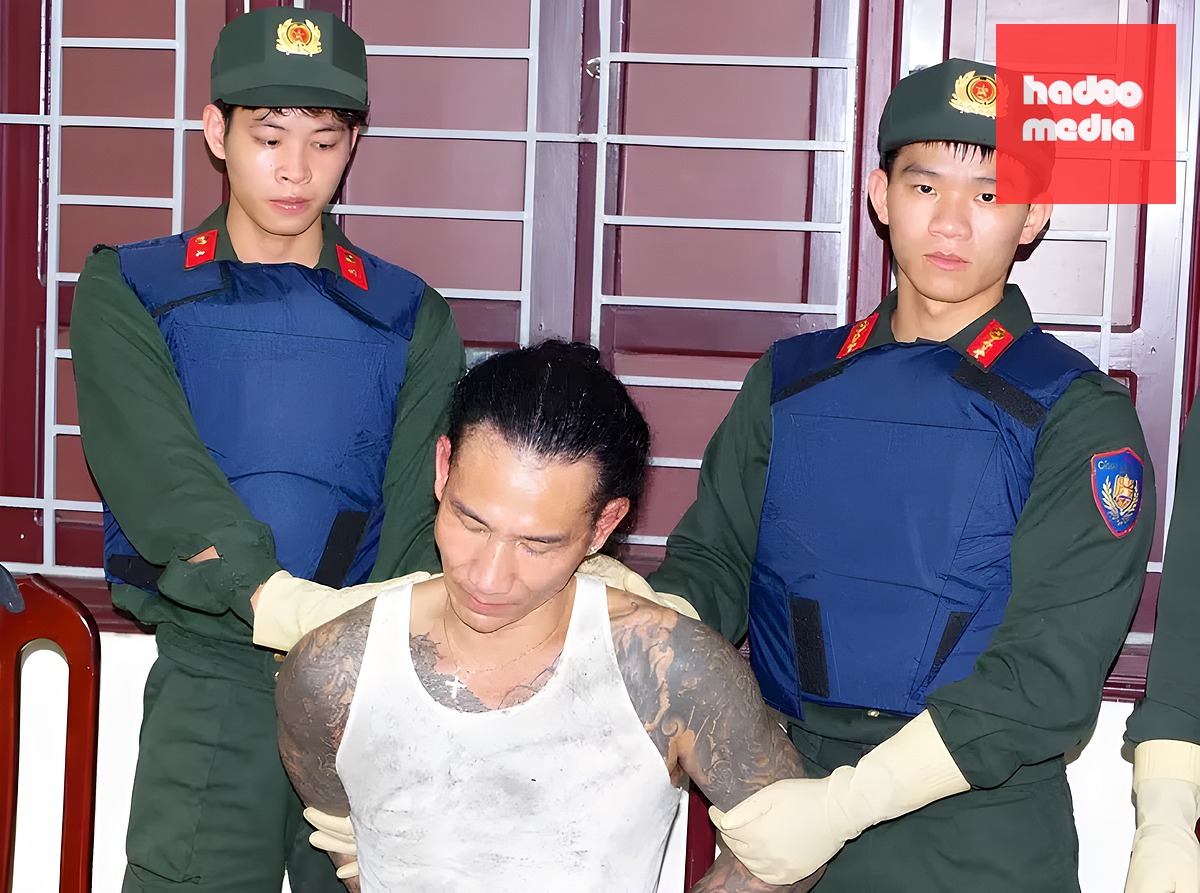 "Đức Cộng" bị bắt. Ảnh: Công an cung cấp