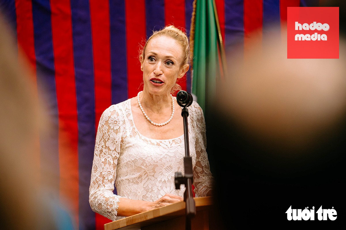 Tổng lãnh sự Ý tại TP.HCM Alessandra Tognonato - Ảnh: THANH HIỆP