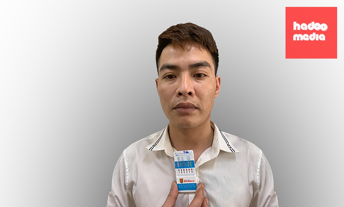 Bị can Nguyễn Văn Tân tại cơ quan công an - Ảnh: Công an tỉnh Hưng Yên