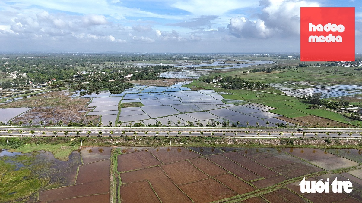 Cùng với cao tốc Đà Nẵng - Quảng Ngãi và quốc lộ 1, đường ven biển 129 trở thành một trong những trục giao thông quan trọng kết nối khu vực ven biển miền Trung - Ảnh: TRẦN THƯỜNG