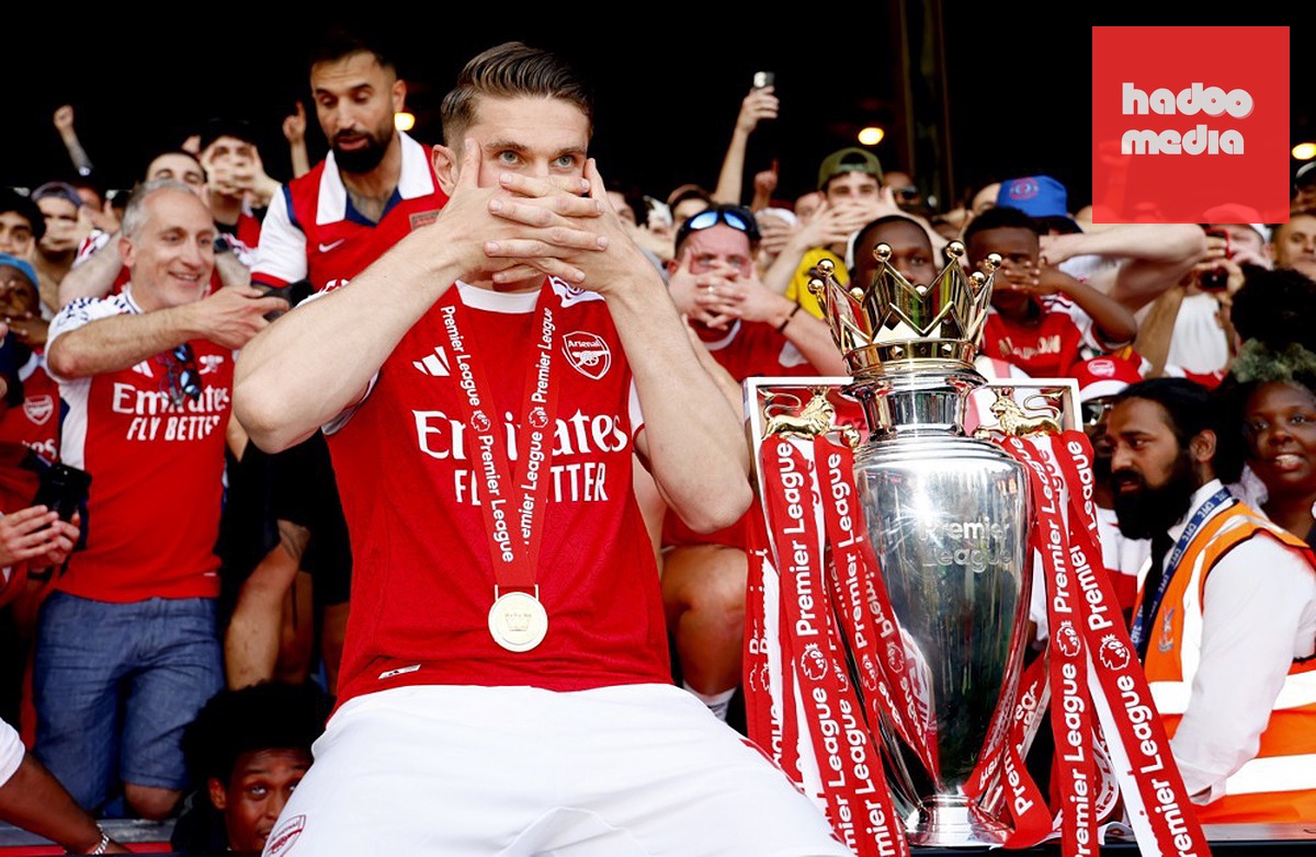 Gyokeres đã góp công lớn giúp Arsenal vô địch Ngoại hạng Anh mùa trước. Ảnh: EPA/TOLGA AKMEN EDITORIAL USE ONLY.