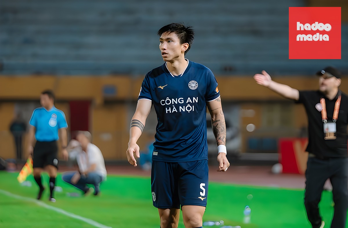 Văn Hậu vắng mặt ở FIFA ASEAN Cup 2026. Ảnh: Công an Hà Nội FC.