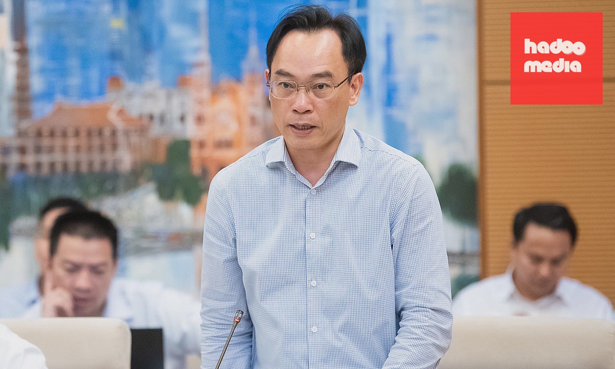 Bộ trưởng Giáo dục và Đào tạo Hoàng Minh Sơn. Ảnh: Cổng TTĐT Quốc hội