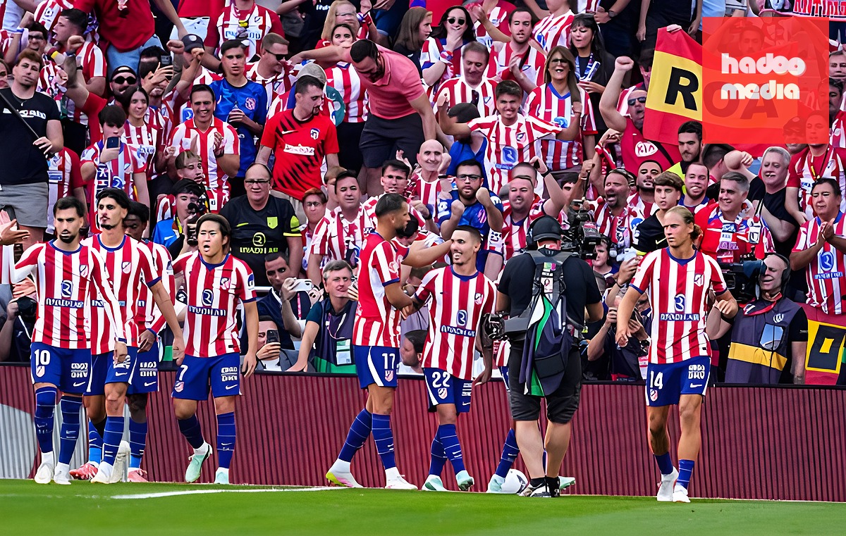 Atletico Madrid giành chiến thắng kịch tính trước Real. Ảnh: Oscar J. Barroso/Europa Press via Getty Images.