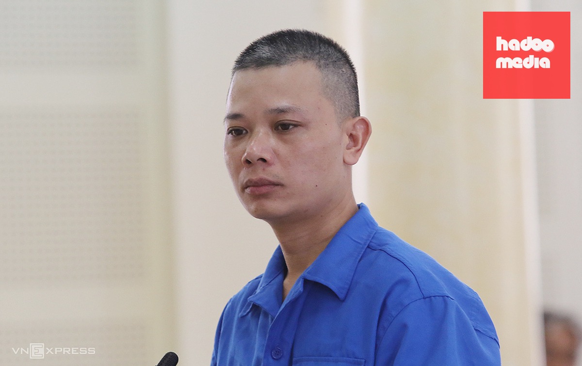 Nguyễn Ngọc Đạo tại phiên tòa sơ thẩm chiều 9/9. Ảnh: Đắc Thành