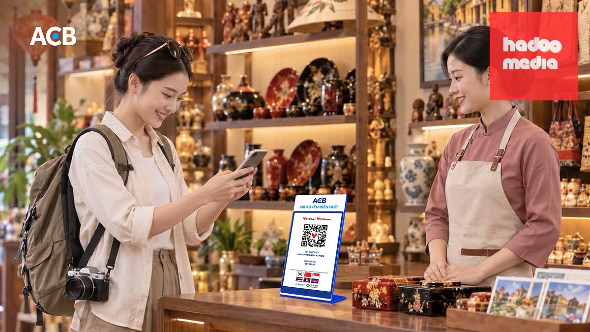 Giải pháp thanh toán QR Xuyên Biên Giới giúp doanh nghiệp, hộ kinh doanh mở rộng tệp khách hàng quốc tế - Ảnh: DNCC