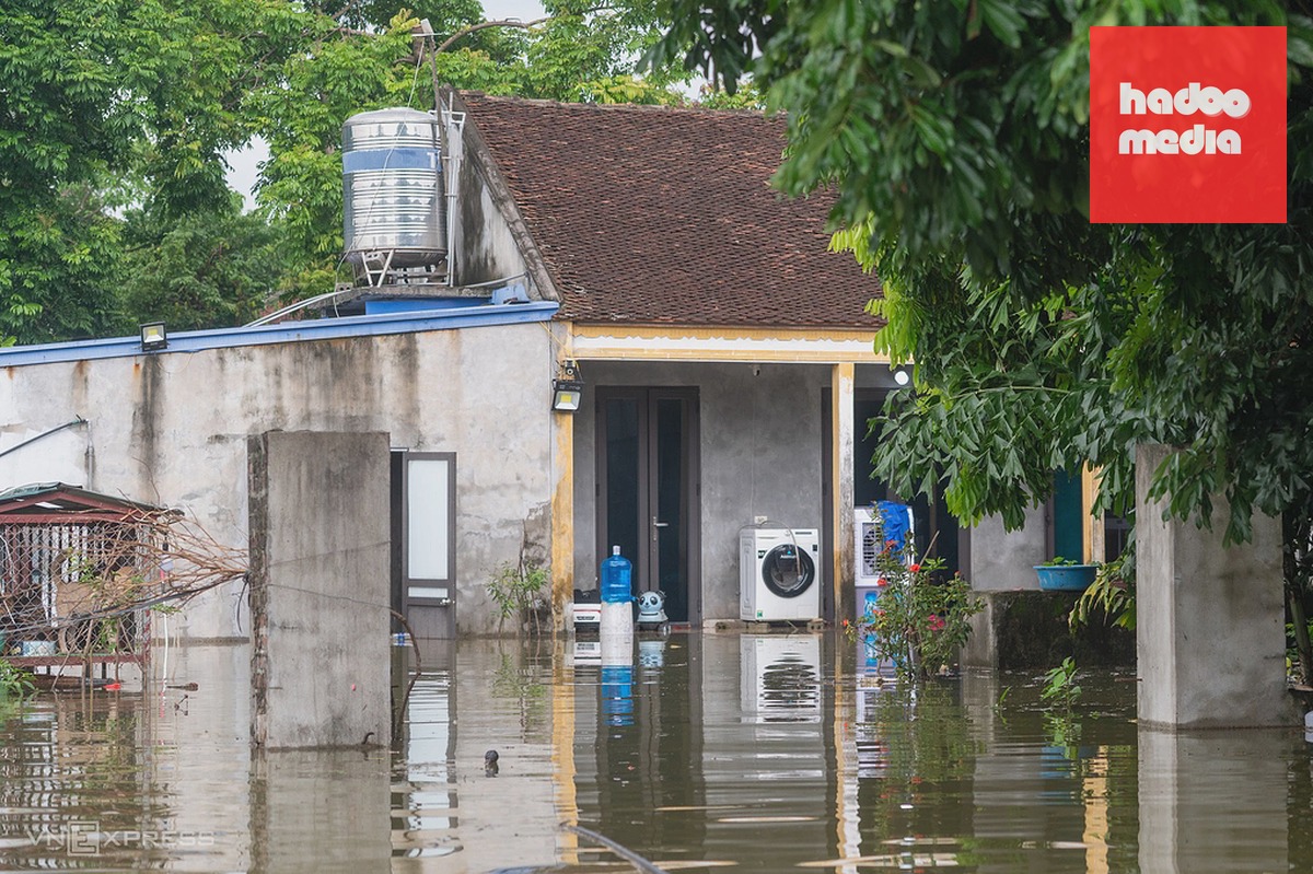 Xã Xuân Mai, ngoại thành Hà Nội, ngày 18/9. Ảnh: Thế Bằng