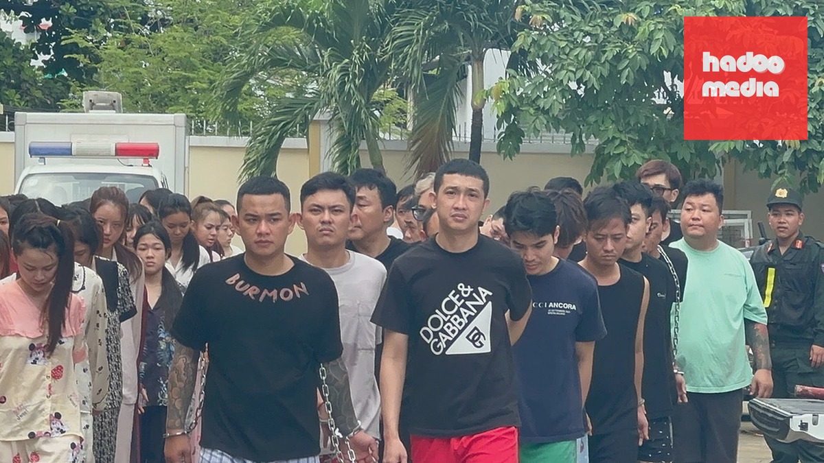 Những nghi phạm trong chuyên án liên quan "Hoàng Nato". Ảnh: Công an TP HCM