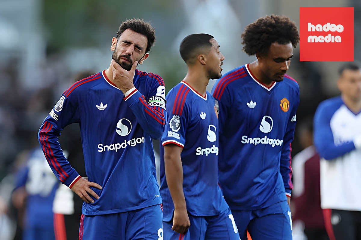 Man United ngày càng chìm sâu vào vũng bùn thất vọng khi Bruno chơi không tốt, Carrick lại không có nhân sự tốt nhất trong tay. Ảnh: Tiego Grenho/MI News/NurPhoto qua Getty Images