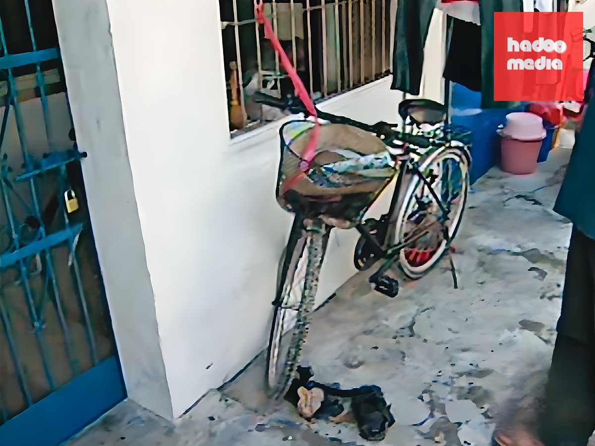 Cửa nhà vợ chồng Vương Gia Tồn. Ảnh: QQ