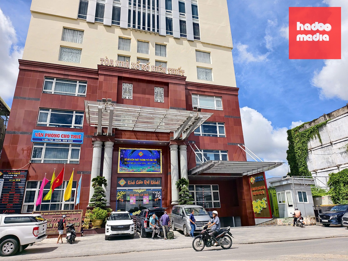 Trụ sở Công ty Xổ số kiến thiết Cần Thơ trên đường Cách Mạng Tháng Tám, phường Ninh Kiều - Ảnh: CHÍ QUỐC