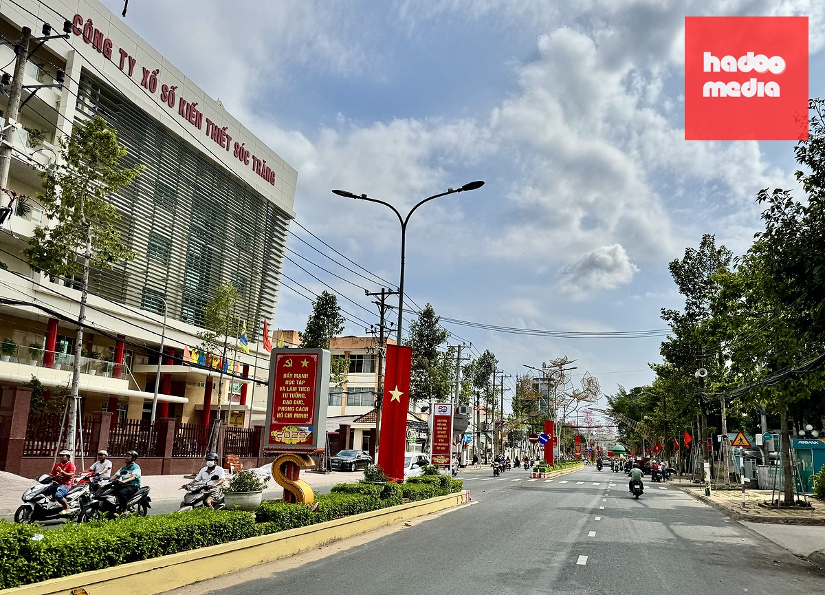 Trụ sở Công ty Xổ xố kiến thiết Sóc Trăng trên đường Trần Hưng Đạo, phường Phú Lợi, thành phố Cần Thơ - Ảnh: NGỌC HÂN