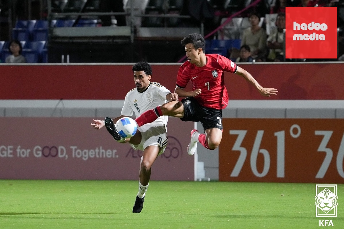 U23 Hàn Quốc giành ngôi đầu bảng D một cách thuyết phục. Ảnh: KFA/LĐBĐ Hàn Quốc.