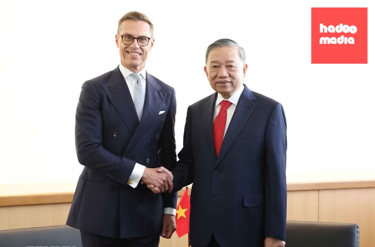 Tổng Bí thư, Chủ tịch nước Tô Lâm gặp Tổng thống Phần Lan Alexander Stubb - Ảnh: TTXVN