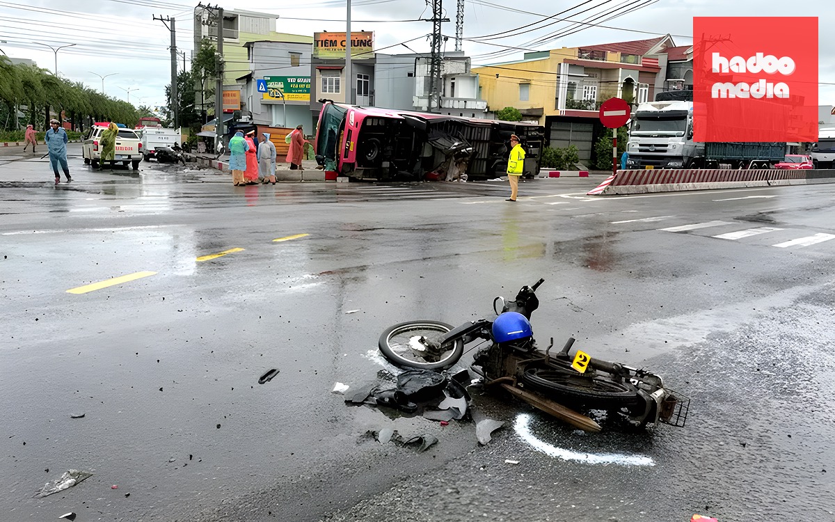 Tai nạn giao thông liên hoàn trên Quốc lộ 1, 1 người chết, 3 người bị thương - Ảnh 2.
