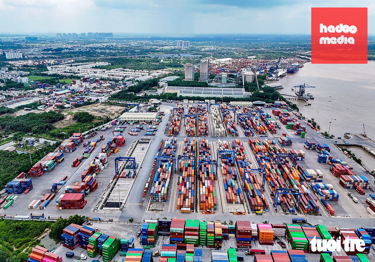 Khu vực Cảng tổng hợp quốc tế SP-ITC (ở phường Long Trường, TP.HCM) - Ảnh: CHÂU TUẤN