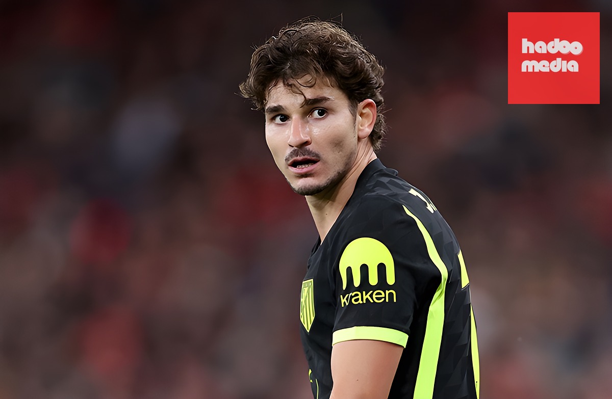 Barcelona được cho là sẽ từ bỏ việc chiêu mộ Julian Alvarez. Ảnh: EPA/ADAM VAUGHAN