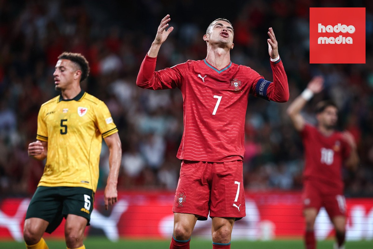 Ronaldo thiếu may mắn để có bàn thắng. Ảnh: EPA.