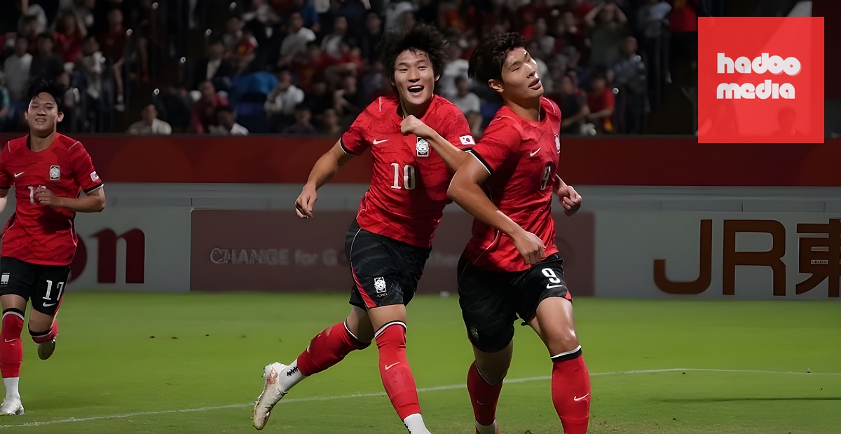 U23 Hàn Quốc đánh bại U23 Việt Nam 4-0. Ảnh: Trang chủ Liên đoàn bóng đá Hàn Quốc.