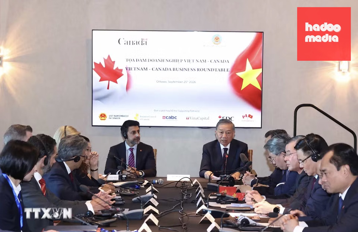 Quan hệ kinh tế Việt Nam - Canada đã có một nền tảng tốt và cần phải đưa quan hệ này sang một giai đoạn phát triển mới, sâu sắc hơn về đầu tư, gắn kết hơn về chuỗi giá trị và thực chất hơn về kết quả - Ảnh: TTXVN